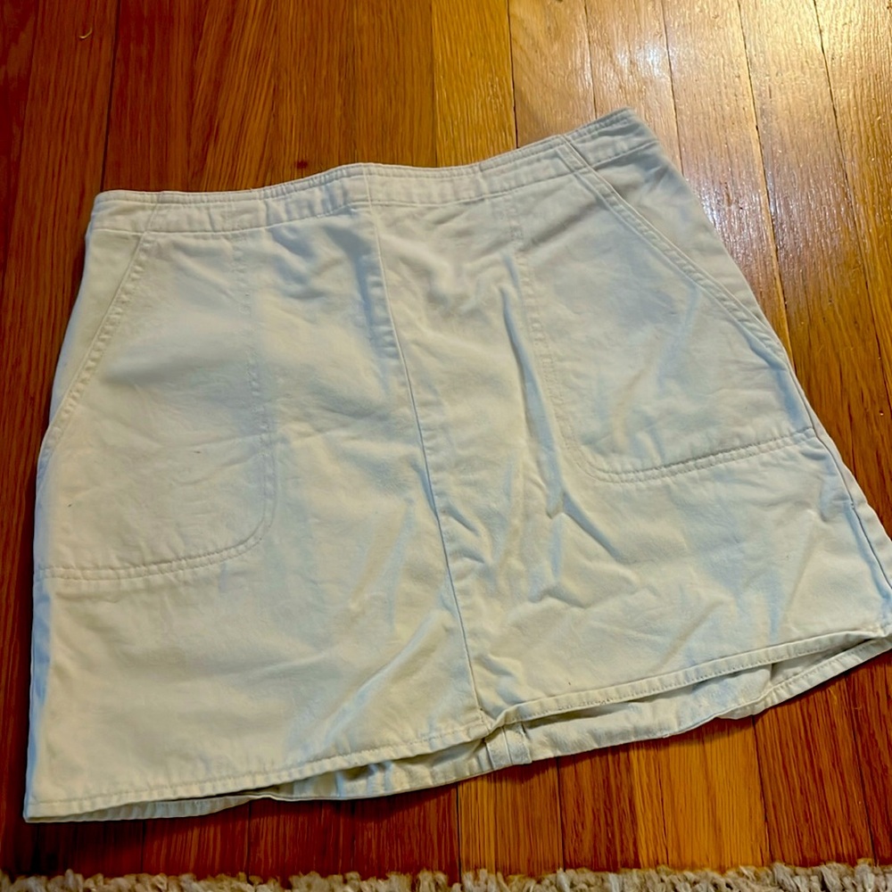 J Crew Khaki Mini Skirt